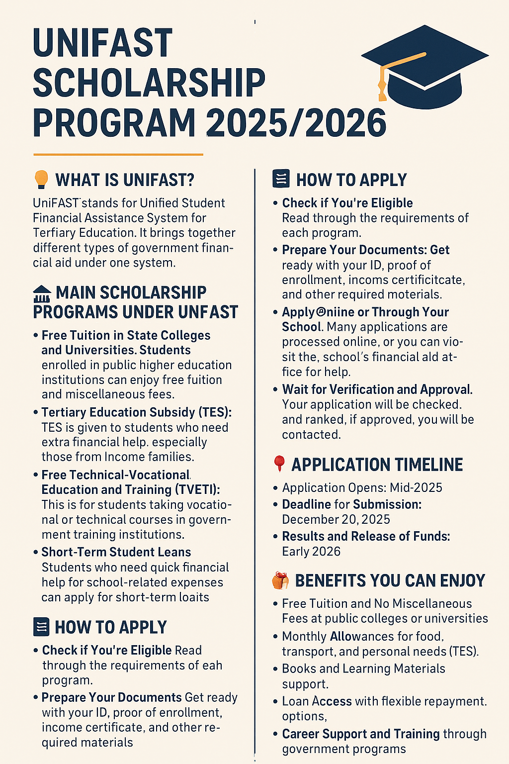 UniFAST Scholarship Program 2025/2026: Everything You Need to Know